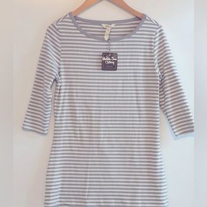 NWT- Joanna Gaines- Women’s Matilda Jane gray and white striped top